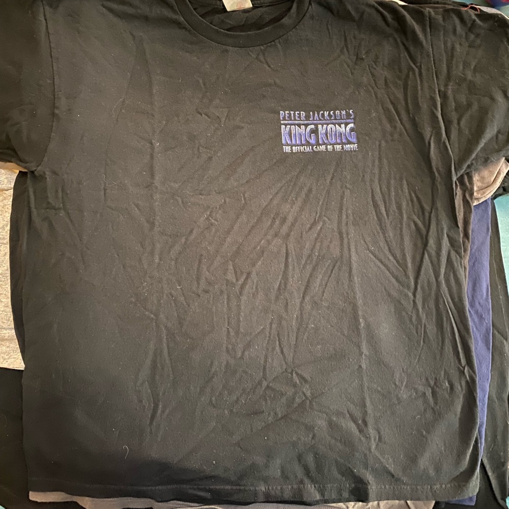 King Kong Xbox 360 game of the movie promo t-shirt